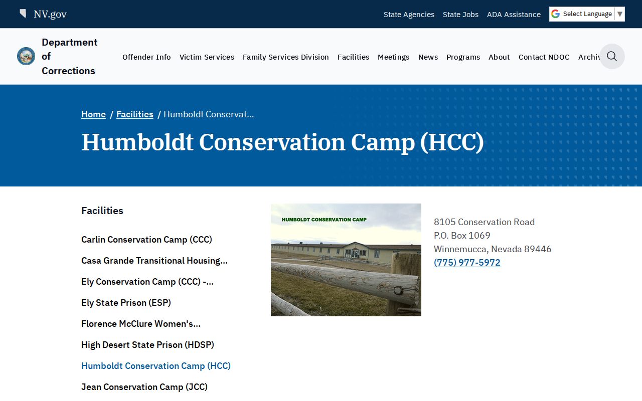 Humboldt Conservation Camp shuttered offender release records