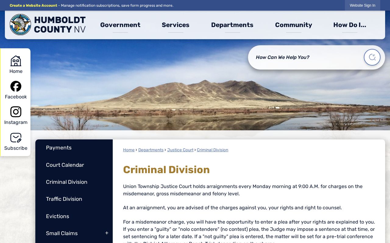 Humboldt County release record source for 48-hour hearings